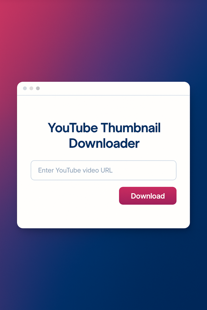 Thumbnail Download Option